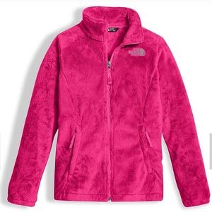North Face fuzzy fleece jacket